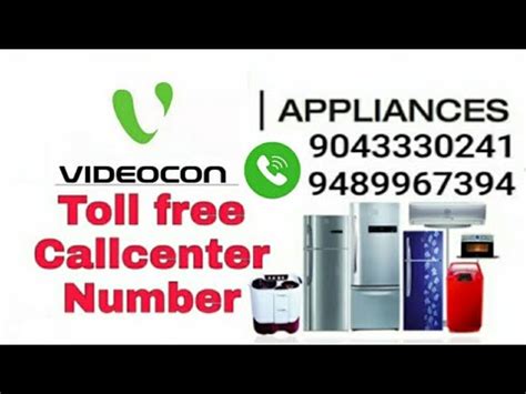 videocon refrigerator customer care number